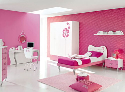 комната для девочки в стиле барби